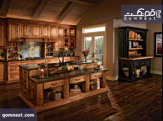 تصویر کابینت های چوبی