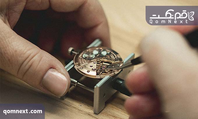 مراحل تعمیرات ساعت